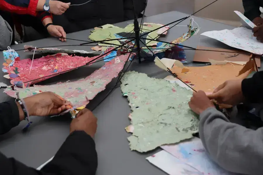 Lucie MacGregor's Art with recycle material