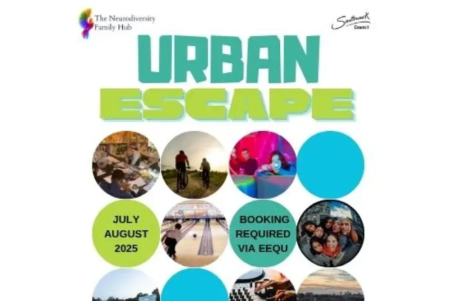 Urban escape poster for July and August programme
