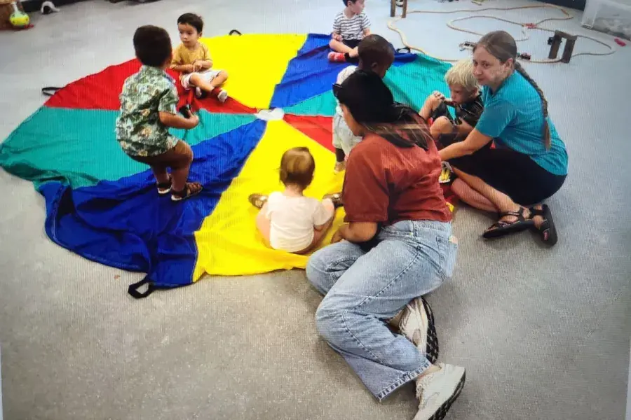 Parachute Time at Tiny Tribe