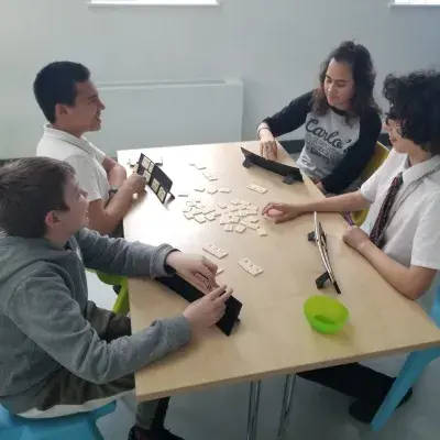 playing Rummikub board game