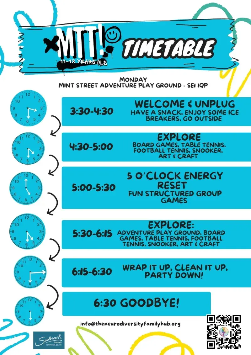 Picture of My Tribe Teen Timetable 