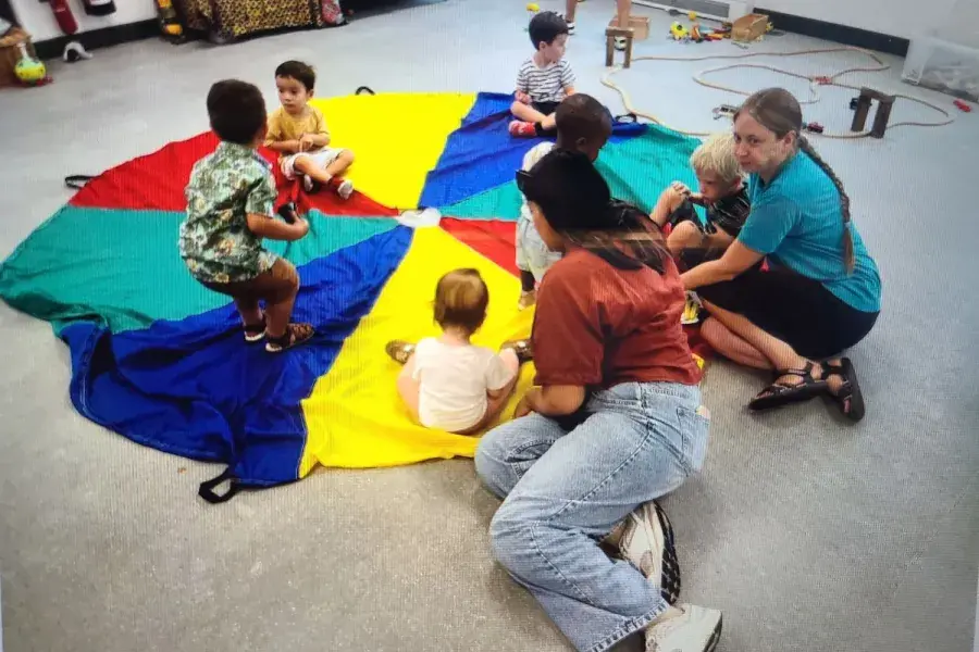 Parachute Time at Tiny Tribe