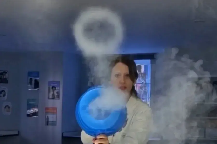 Emilie in the Art Workshop